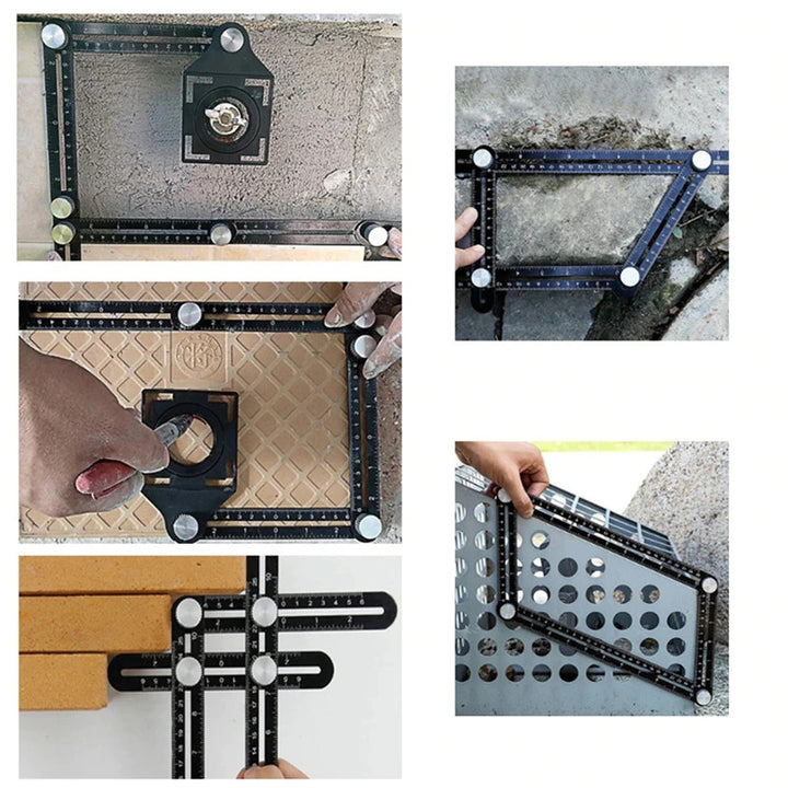 Fix Work Ruler® - Régua Modular Multi Ângulo 6 Lados