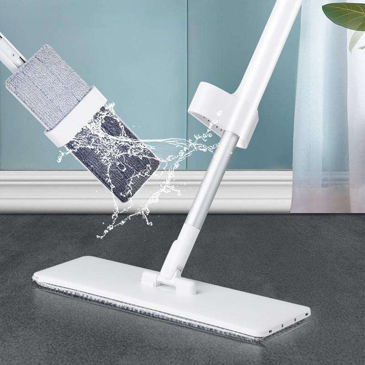 Flash Mop ® - Vassoura Esfregão e Rodo - Gira 360º (Com 2 Pads de Brinde)